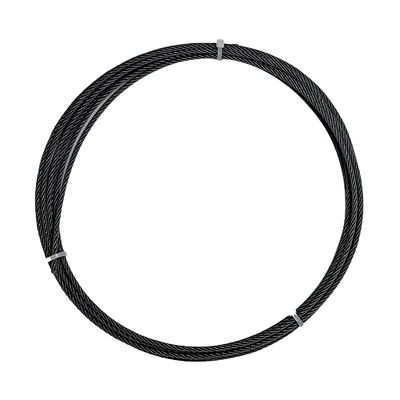 ราคาดี เครน 7x7 1/8' AISI316 สีดําออกไซด์ สแตนเลส สายไหม สายไหมเครื่องบินสําหรับรั้วคาน ออนไลน์
