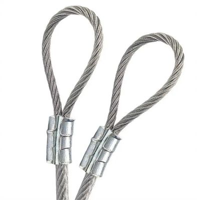 ราคาดี Non-Alloy Stainless Steel Custom 7x7 7x19 Wire Rope Sling for Industrial Lifting Needs ออนไลน์