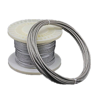 ราคาดี สายเคเบิลลวดสลิงเหล็กชุบสังกะสี 6x7/6x19/6x36 แรงดึง 1000N - 100000N ออนไลน์