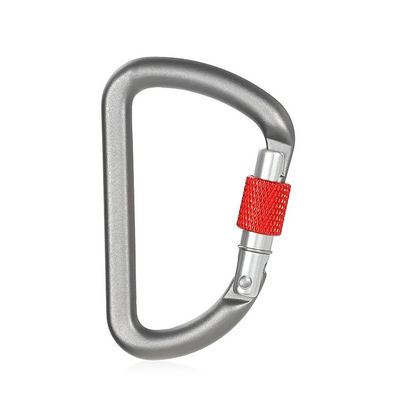 ราคาดี Aluminum D-Shaped Spring Snap Hook Climbing Carabiner for Outdoor Activities and Hiking ออนไลน์