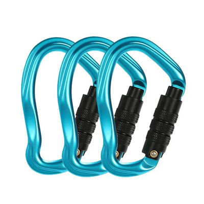 ราคาดี อลูมิเนียมสลัด 23kN Snap Hook Locking Carabiner สําหรับการใช้งานปีนที่หนัก ออนไลน์
