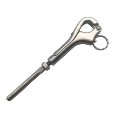 ราคาดี อุตสาหกรรมหนักปรับปรุงสแตนเลส AISI316 การปล่อยไว Hook Pelican กับ Swage ปลาย ออนไลน์