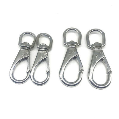 ราคาดี Stainless Steel Polished Swivel Snap Hook for Mining and Healthcare Applications ออนไลน์