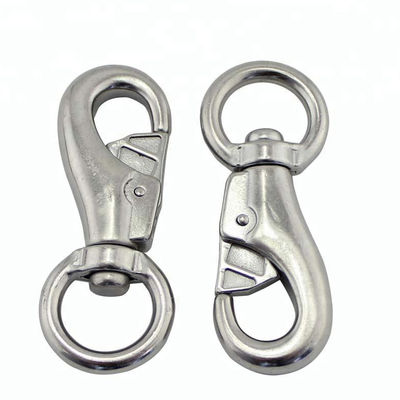 ราคาดี Heavy Industry Stainless Steel Bull Eye Swivel Single Snap Hook Marine Grade ออนไลน์
