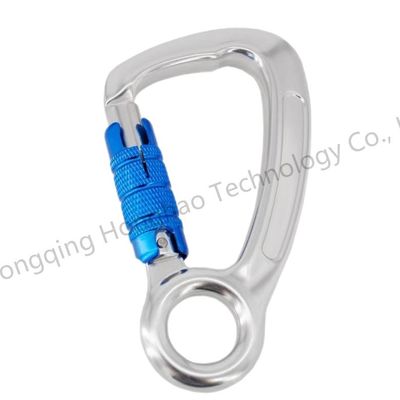 ราคาดี อุปกรณ์กลางแจ้ง อะลูมิเนียมการบิน 30KN ตะขอล็อคนิรภัย D Ring สำหรับอุปกรณ์ปีนเขา ออนไลน์