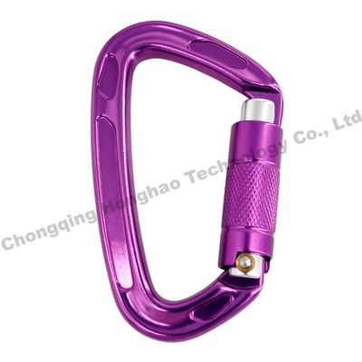 ราคาดี 22KN D Shape Auto Lock ความแข็งแรงสูง อลูมิเนียมสับสนธิ การปีนความปลอดภัย คาราไบเนอร์ฮาร์ดแวร์ ออนไลน์