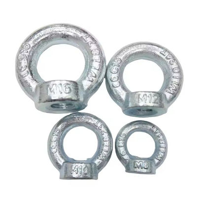 ราคาดี Carbon Steel DIN582 Eye Bolt Eye Nut Lifting Ring Bolt M6-M100 with Galvanized Finish ออนไลน์