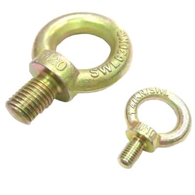 ราคาดี สกรูห่วงยกเหล็กชุบสังกะสี M20 ชุบสังกะสีแบบหยดขึ้นรูป JIS1168 Eye Bolt ออนไลน์