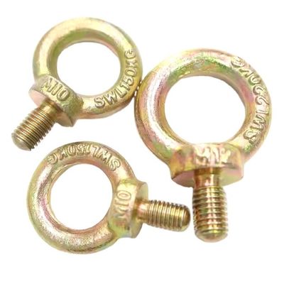 ราคาดี สลักเกลียวห่วง JIS 1168 แบบหยดขึ้นรูป ชุบสังกะสีสีเหลืองความแข็งแรงสูง สำหรับงานก่อสร้าง ออนไลน์