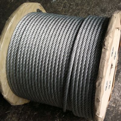 ราคาดี 6x12 7FC สายเชือกสายเชือก สายเหล็กคาร์บอน ความแข็งแรงสูง 6 มม สายเคเบิลเหล็กเหล็กเหล็กกระปุก ออนไลน์