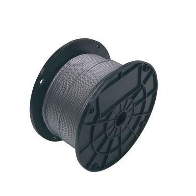 ราคาดี ลวดสลิงเหล็กชุบสังกะสี 7x7 ขนาด 1/16