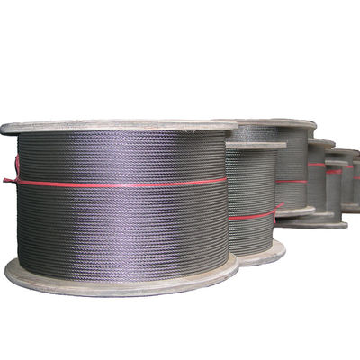 ราคาดี 300 ซีรีส์ 6x7 FC สายเคเบิลเหล็กไร้สารสกัด Aisi304 Aisi316 สายเคเบิลเหล็กไร้สารสกัด 3mm 4mm 5mm ความยาว 1000m / reel หรือการปรับแต่ง ออนไลน์
