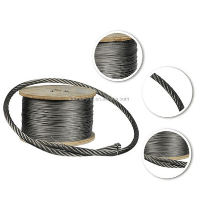 ราคาดี ลวดสลิงสแตนเลส 6x19 FC ผลิตจาก AISI304/304L/316/316L สำหรับเส้นผ่านศูนย์กลาง 6 มม. ถึง 40 มม. และบริการแปรรูป ออนไลน์