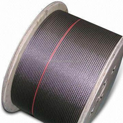 ราคาดี 12 มม สายเคเบิลเหล็ก สาย 6x19 IWRC สายเคเบิลเหล็กไร้สแตนเลส สาย T / S 1570Mpa การบรรจุ 1000mtrs ในสตรอลพลาย ออนไลน์