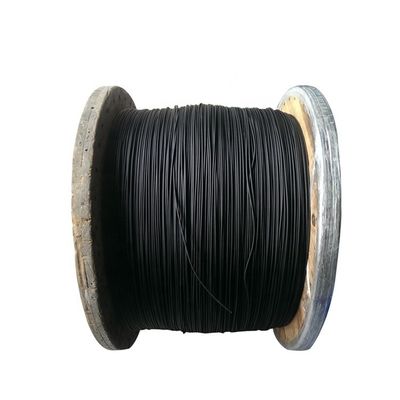 ราคาดี สายเคเบิลเหล็กสีดำเคลือบสังกะสีที่ได้รับการรับรอง ISO9001/ISO14001, สายเคเบิลเครื่องบิน 7x7 7x19, สายเคเบิลเหล็ก 1/4