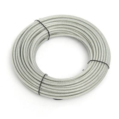 ราคาดี 7x7 ผิวเคลือบ PVC สายเหล็กเหล็กกระปุก สําหรับผ้าสาย ด้วยความแข็งแรงในการดึง 1370-2160MPA สีเหล็กหนาวเฉพาะหัว ออนไลน์