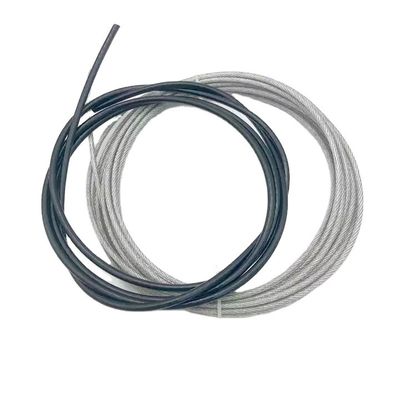 ราคาดี โลหะไร้สแตนเลสหรือเหล็กกระดาษ 1-16 มม PVC / NYLON / PU ผิวเหล็กสายใยสายใยที่มี AiSi มาตรฐาน ออนไลน์