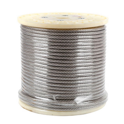 ราคาดี สายเคเบิลสแตนเลสสตีล 304 Inox ขนาดเส้นผ่านศูนย์กลาง 0.5-0.6 มม. 7*7 สำหรับงานก่อสร้าง ออนไลน์