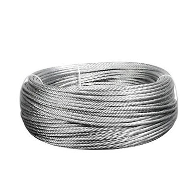 ราคาดี 18X7 Iws 19X7 ลวดสลิงไม่หมุนเคลือบสังกะสีสำหรับงานก่อสร้าง สแตนเลส 304 316 น้ำมันสีเหลือง น้ำมันสีดำ ออนไลน์
