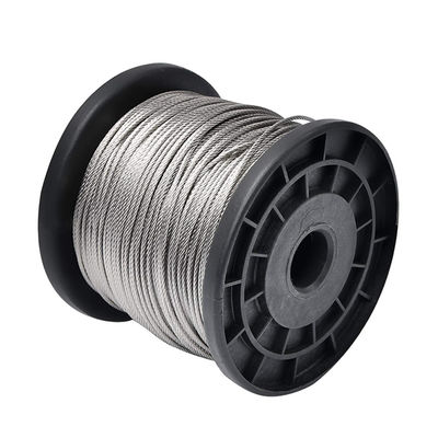 ราคาดี 316 สแตนเลสเกรด 1x19 การก่อสร้าง SS คาเบล สายไหม 0.9 มม สายไหม Inox 1x19 สายไหมสแตนเลส ออนไลน์
