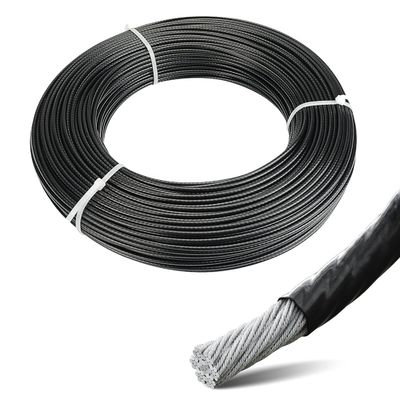 ราคาดี สายสแตนเลสเหล็กไม่สกัดเหล็ก 1.8mm 7x19 สําหรับหัวหนาว PVC ผิวเคลือบสายกระโดดทนต่อการกัดกร่อนและอากาศ ออนไลน์