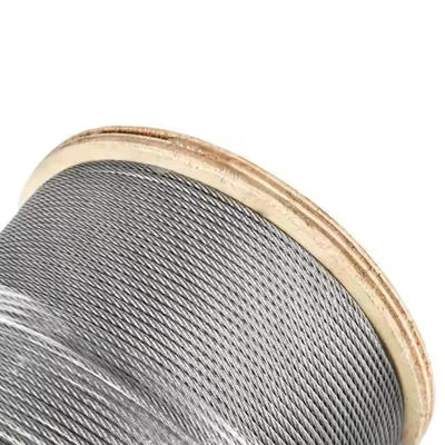 ราคาดี DIN Standard ลวดสลิงเหล็กชุบสังกะสี 6x25fi 6x29fi ขนาด 6mm-50mm สำหรับเครน ทำจากเหล็กกล้าคาร์บอน ออนไลน์