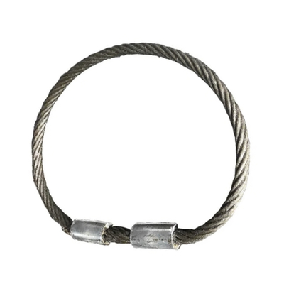 ราคาดี Galvanized Steel Wire Rope Lifting Sling Hand Rigging Slings With Thimble for Crane ออนไลน์