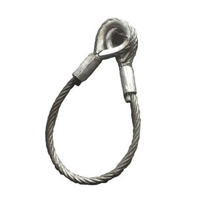 ราคาดี Galvanized Crane Wire Rope 6*26 6*37 Lifting Slings Loop Handling Slings for Boat ออนไลน์