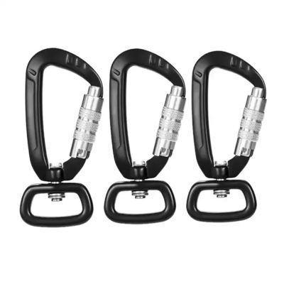 ราคาดี Polished Finish Heavy Industry 4KN Spring Carabiner Hook for Dog Leash Hiking Camping ออนไลน์