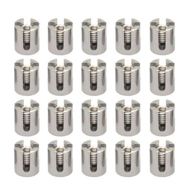 ราคาดี เทคโนโลยีการหล่อ สแตนเลส คลิปข้ามเชือกลวดปรับได้ สำหรับแคลมป์สายเคเบิล ออนไลน์