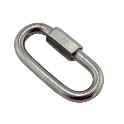 ราคาดี 304/316 Stainless Steel Quick Link Carabiner Hooks Polished Finish for Connecting ออนไลน์