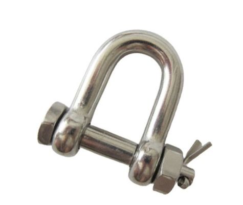 ราคาดี Polished Finish OEM 304 316 Stainless Steel Us Bolt Type Chain Shackle D Shackle ออนไลน์
