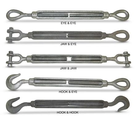 ราคาดี Corrosion Resistant DIN1480 Grade Stainless Steel Turnbuckle For Different Sizes ออนไลน์