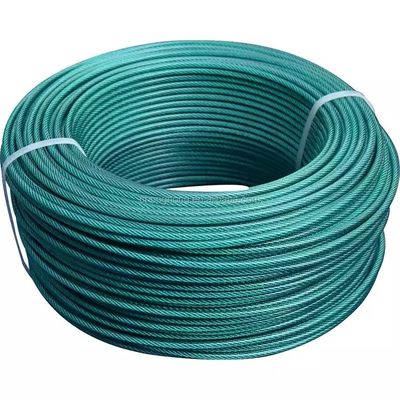 สแตนเลสที่ติดหนาว สแตนเลสพิเศษ PVC / ไนลอนเคลือบสแตนเลส สายใยสายเครื่องบิน