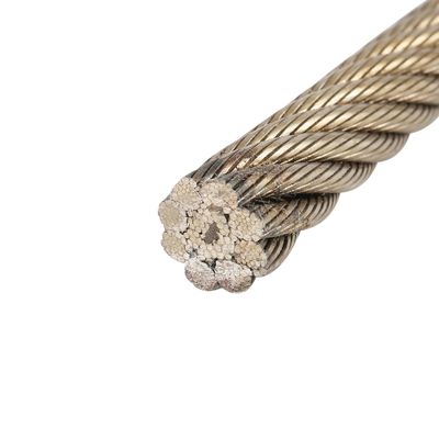 8xK31WS-EPIWRC สายไหมเหล็กกระปุก 1960 แรงหัก 657.6kN สําหรับการบิดงานสแตนเลส