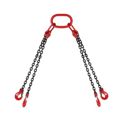 ราคาดี 2t ขั้นต่ําแรงงาน G80 G100 สีดํา จบการยกโซ่ Sling สายคานสําหรับ Link ออนไลน์