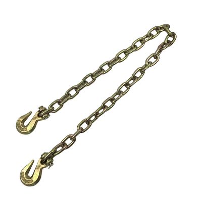 ราคาดี Galvanized G70 Binder Steel Link Chain Forged Clevis Grab Hooks 20Mn2 Metal Link Chain ออนไลน์