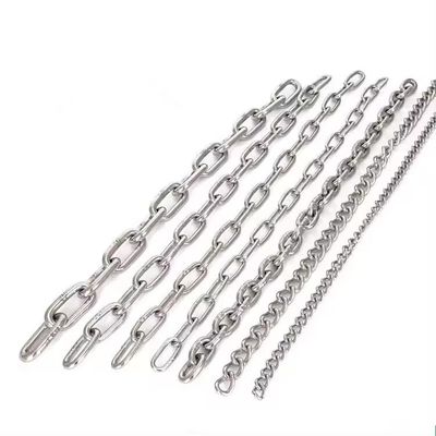 ราคาดี Long Service Life Customized DIN763 766 304 316 Stainless Steel Link Chain for Lifting ออนไลน์