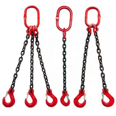ราคาดี Black Finish Lifting Chain Sling Hook Crane G80 Manganese Steel Chain Lifting Tool ออนไลน์
