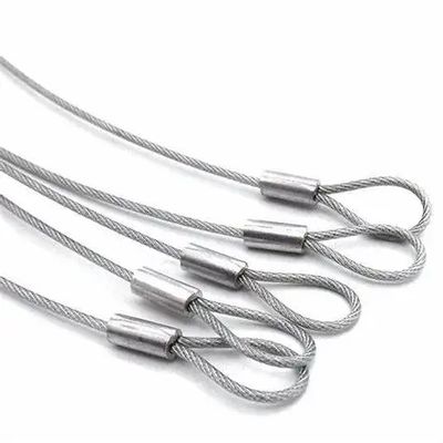 ราคาดี สลิงลวดสลิงสแตนเลส 7x7 6x36 เส้นผ่านศูนย์กลาง 8 มม. IWRC RHRL ปลายห่วงแข็ง/อ่อน ไม่เคลือบสังกะสี ออนไลน์