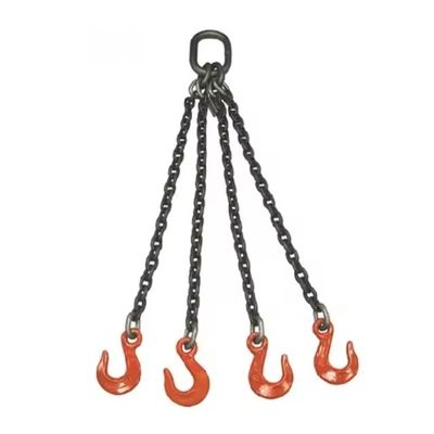 ราคาดี 8T1.5M-4 Chains G80 Hook 4 Legs 10Mm Lashing Link Welded Chain Slings for Heavy Loads ออนไลน์