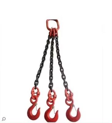 ราคาดี Versatile and Double Legs Lifting Chain Sling with Hooks 48kN Test Load Black Finish ออนไลน์