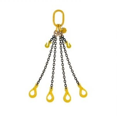 ราคาดี 2t Working Loadlimit Black Finish G80 Double Leg Lifting Sling Chain for Construction ออนไลน์