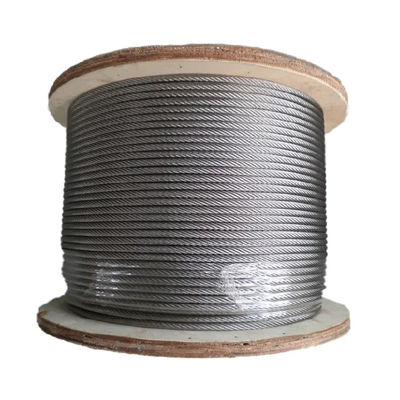 ราคาดี สายไหมเหล็กเหล็กเหล็กเหล็ก 6X19 8mm-26mm สําหรับลาก mooring ออนไลน์