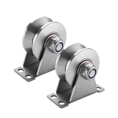 ราคาดี Wall-Mounted Ceiling Lift Pulley Stainless Steel V-grooved Roller Pulley ออนไลน์
