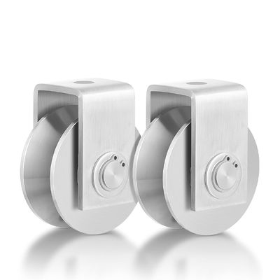 ราคาดี ลูกล้อร่องวีสำหรับประตูบานเลื่อน ลูกกลิ้งตลับลูกปืนคู่สำหรับประตูบานเลื่อน ออนไลน์