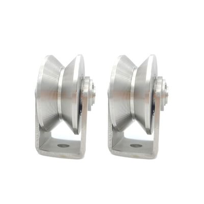ราคาดี Hotel And Home V Groove Gate Wheels Stainless Steel Bracket Customized ออนไลน์