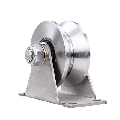 ราคาดี Groove Wheel Stainless Steel Heavy Duty Caster Wheels Sliding Gate Wheels ออนไลน์