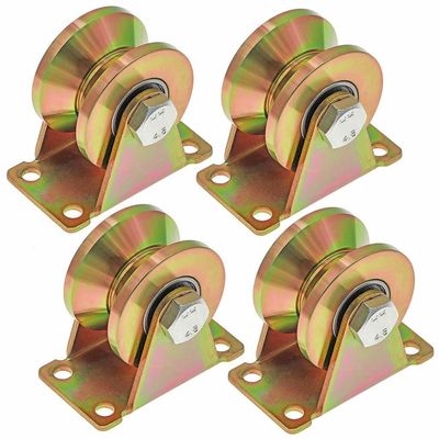 ราคาดี Heavy Duty Swing Sliding Gate Hardware Wheels Sliding Gate Tracks Wheels Hardware Kit Barrier Alumanium Roller Gate ออนไลน์