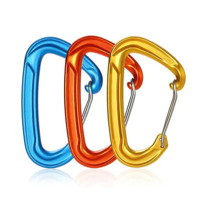 ราคาดี 22KN อลูมิเนียมคาราไบเนอร์สําหรับการทํางานกลางแจ้ง Hooks และ Clip Hammock ในอุตสาหกรรมหนัก ออนไลน์